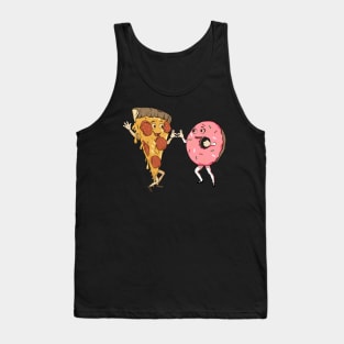 Pizza and donut... An amazing and wonderful love Tank Top